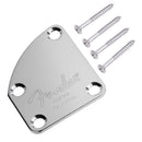 Guitar Neck Plate Neck Joint Back Mounting Plate Screws for Bass Replacement
