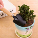 Wooden Handle Mini Shovel Household Three-piece Set S2W5