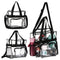 Waterproof Clear Bag Stadium Approved Transparent Tote Bag Adjustable Strap