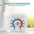 High Accuracy Thermometer for Window Indoor Outdoor Wall Greenhouse Garden Home