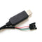 PL2303HX USB to UART TTL RS232 Upgrade Module 1m/3.3ft Download Cable Wire