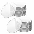 Crafts Thick Water Resistant Clear Acrylic Sheet Transparent Circle Round Shape