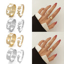 Moon Wedding Jewelry Open Rings Hollow Out Ring Mini Knuckle Fashion Jewelry