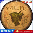 Wine Round Retro Metal Plate Tin Sign Plaque Poster for Bar Club Cafe Decor