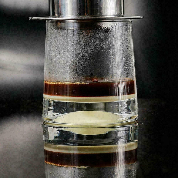 Steel Vietnamese Coffee Drip Press Single For Office _HOT Maker U4H8 Z6T5