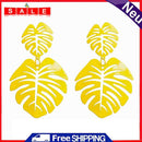 Simple Girl Drop Earrings Women Hollowed Leaf Dangle Ear Stud Alloy Jewelry Gift
