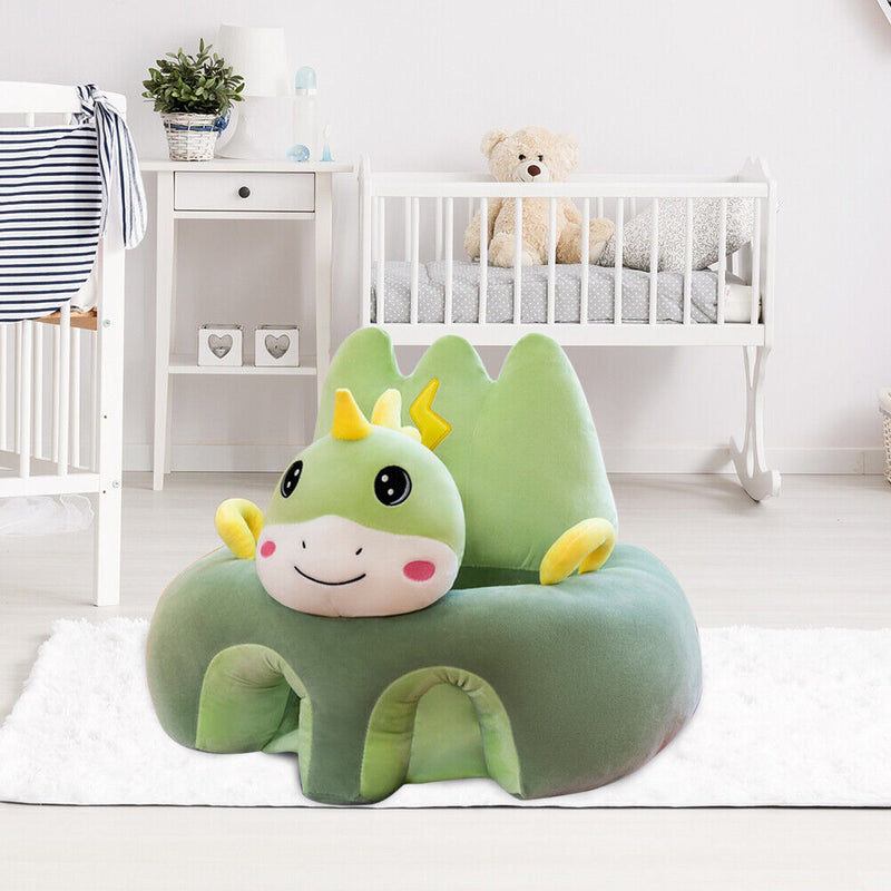 Cute Baby Sofa Cover Learning to Sit Seat Feeding Chair Case N/Cotton (C) Newly