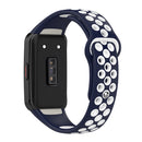 Watch Strap for HUAWEI HONOR Band 6 TPU Wristband (Midnight Blue White) Newly