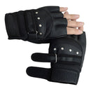 Accessories Motor Rivet Driving Punk Glove Leather Mittens Fingerless Gloves