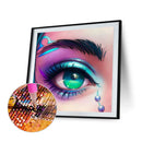 DIY Diamond Painting Kits Bright Eye Makeup Full Round Drill Home Decoration
