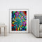 Mandala Flower Canvas Paint By Numbers Oil Hand Painted Drawing Kit Home Decor