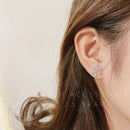 Jewelry Tragus Earrings Non Piercing Rhinestones Ear Cuff Snowflake Ear Wrap