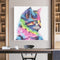 Full Round Drill Acrylic Diamond Painting Colored Cat Kit Rhinestones Pictu