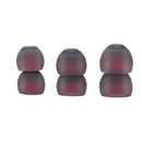 6pcs In Ear Earphone Silicone Earbuds Replace for KZ Headset (Gray+Red) Newly