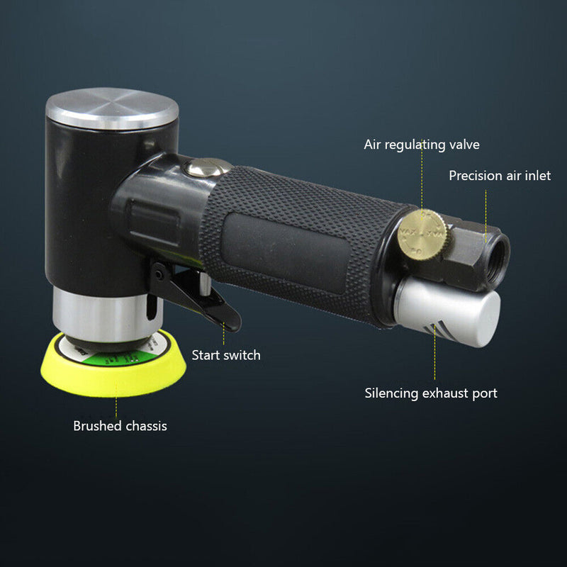 2 Inch Mini Air Sander Pneumatic Polishing Grinding Sanding Machine EU Plug