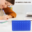 Pencil Case Simple Sensory Silicone Bubble Stationery Storage Bag for Childre