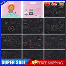 10pcs DIY Fruit Series Scraping Painting Educational Learning Drawing Toys Gift