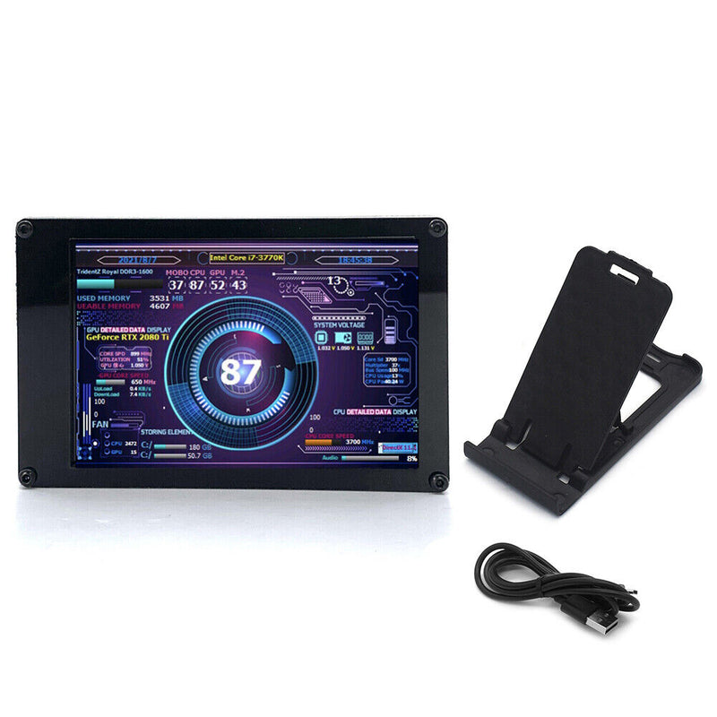#A 3.5 Inch IPS PC Case Moniror Computer Accessories PC Secondary Screen for AID
