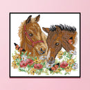 Partial Embroidery 14CT DIY Tiger Pine Printed Cross Stitch Kit Art Craft
