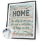 Digital Paint Calligraphy Painted By Numbers On Canvas Wall Decor