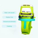 #A Mini Cartoon Car Analog Electronic Watch Wrist Racing Pull Back Induction Car