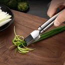 Tomato Onion Shredder Vegetables Slicer Cutting Aid Holder Guide Slicing Fork