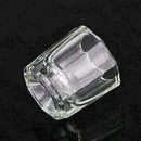 Glass Dappen Dish/Crystal Octogonal Cup Pot Acrylic S Nail Manicure Liquid E5X6