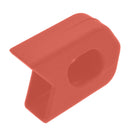 1 Pair Bicycle Crank Covers Silicone Crankset Protector Arm Sleeve (Red)