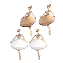 Gift Clothes Accessories Crystal Badge Ballet Girl Pin Dancing Girl Brooches