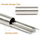 Grilling Skewers Set Metal BBQ Skewers Stainless Steel BBQ Skewers BBQ Sticks