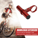 Bike Handlebar Extender Aluminum Alloy Bicycle Bracket Light Holder (Red) Newly