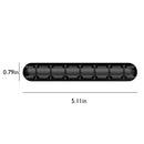 Silicone USB Cable Organizer Winder Desktop Tidy Management Holder (7 Clip)