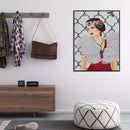 DIY Part Drill Special-shaped Diamond Painting Elegant Lady Mosaic (Y033) Newly