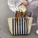Straw Woven Underarm Shoulder Bags Women Summer Beach Female Shopper Handbags