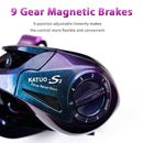 #A 7.2/1 Speed Ratio Baitcasting Wheel Right Left Hand 10kg Max Drag for River L