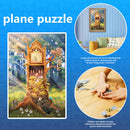 1000 Pieces DIY Tree Clock Puzzle Educational Learning Assembling Jigsaw To