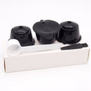 3pcs Coffee Capsule Filters Refillable Coffee Cups for Dolce Gusto (Black)