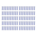100pcs aluminum alloy bicycle brake shift lever inner pull tips wire end K