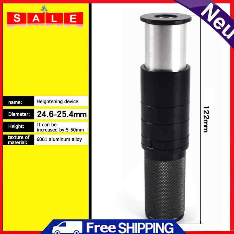 Bicycle Fork Stem Extension Adapter Handlebar Rise Up Elevated Extension