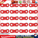 20pcs Outdoor Camping Rope Paracord Cord Fixed Buckle Fastener Kit (Red) Newly