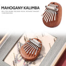 Musical Instrument Mahogany Wood Thumb Finger Piano Mbira Mini 8 Keys Kalimba