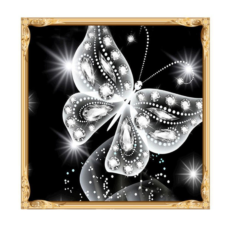 Rhinestones Butterfly Painting 5D Diamond Embroidery DIY Cross Stitch Kit Newly