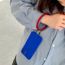 Hanging Ring Phone Silicone Chain Anti-Lost Lanyard Bracelet Strap Keychain