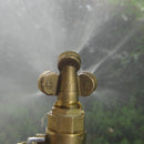 Adjustable Mist Nozzle Thread Brass Garden Water Cooling Sprinkler(3 Holes)
