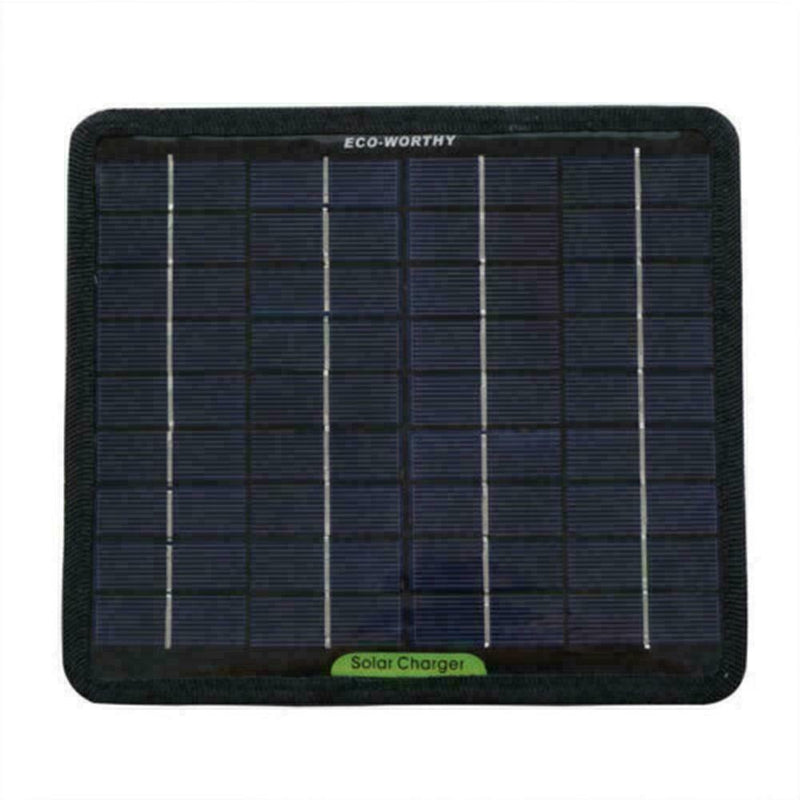 Waterproof Solar Panel 12V Battery Charger System Maintainer Boat Car Mari F7X0