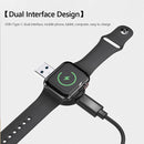 Wireless Mini USB Type-C Smart Watch Magnetic Chargers Dock for Smart Watch