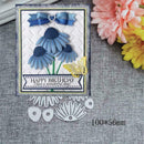 Petal Metal Cutting Dies Stencil DIY Scrapbooking Album CardEmbossin Paper O2A2
