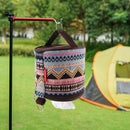 Camping Tissue Box Holder Toilet Paper Case National Style Holder (Blue) Newly