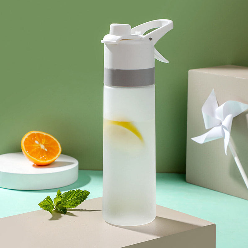 #A 650ml Spray Water Bottle Outdoor Bike Sports Travel Fashion Drinking Kettle
