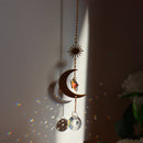 Star Moon Sun Crystal Suncatcher Lighting Accessories Curtain Home Garden Decor